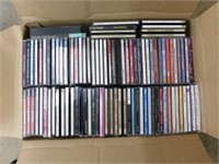 LARGE BOX LOT OF MUSIC CDS