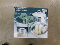 (4) PC. STAINLESS STEEL MULTI COOKER