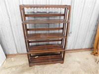 WOODEN EMPTY-BACK BOOKCASE
