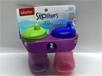 PLAYTEX SIPSTERS SPILL PROOF SPOUT CUPS - 2PACK