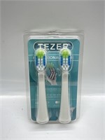 2PACK TEZER REPLACEMENT TOOTHBRUSH HEADS