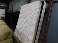 58" ACROSS MATRESS & BOXSPRING W/BED FRAME