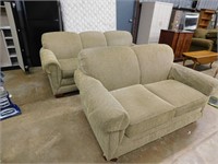 CORDUROY COUCH & LOVESEAT
