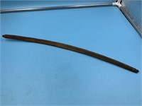 St. Lawrence Island artifact wood bow used for dri
