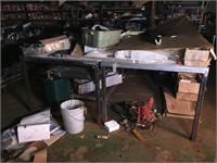 (2) Fabricated Industrial Work Benches