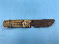 St. Lawrence Island artifact bone handled knife wi