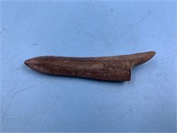 St. Lawrence Island artifact 4" Ivory harpoon tip,