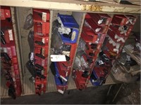 Shelf of Plastic Reducers, Fittings and Misc.