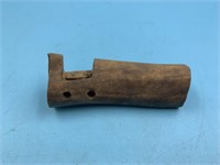 St. Lawrence Island artifact 4" drum bone handle
