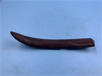 St. Lawrence Island artifact made of bone, 6.5" lo