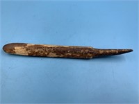 St. Lawrence Island artifact made from ivory, 9.5"