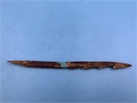 St. Lawrence Island artifact 8" bone harpoon