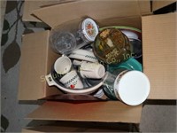 Storage jars, corelle, bowls, platters, plates,