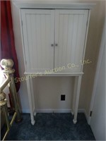 Wood cabinet 9.5"d x 29"w x 62.5"t