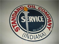 12 inch Standard Oil Company Porcelain Sign