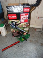 Weed Eater  17" Trimmer, Toro Elect. Super Blower