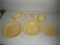 7 Pieces Cream Fiestaware