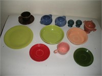 12 Pieces Assorted Colors Fiestaware