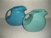 3 Fiestaware Pitchers, 6 inches Tall