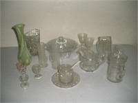 Crystal Cordials and Candy Dishes