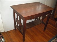 Baer Mission Oak Desk, 24x36x30