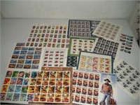 12 Sheets of Collector's Stamps