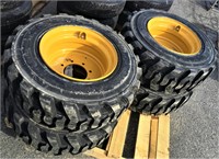 (4x) New 12-16.5 Loadmaxx Skidloader Tires