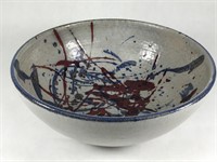 Dennis Kirchmann Stoneware Bowl w/Splatter Glaze