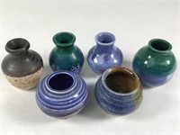 6 Miniature Pots by Barb Lund