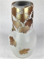 VTG 1970's Alan Patrick Porcelain & Gold Leaves