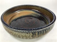 Large Japanese Ceramic Bowl w/ Glaze Mark