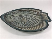 B. Moore Stoneware Fish Dish