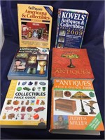 6 Price Guide Books on Antiques & Collectibles