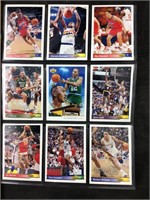 Sheet With Nine NBA Basketball Players