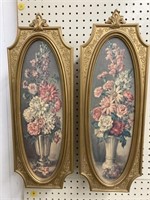 Framed Cecil Rubino Floral Bouquet Wall Plaques
