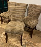 FOUR UPHOLSTERED CHAIRS