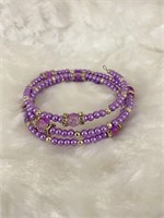 Handmade Glass Beads Bracelet