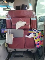 Tidy Car Back Seat Organizer (Red)