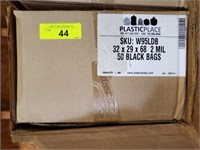 CASE 32X29X68 2MIL TRASH BAGS