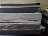 GROUP OF SINGLE AND DOUBLE MATTRESSES