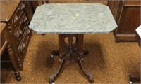 Wooden Entry Table with Marble top