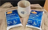 ORECK type CC vacuum cleaner bags and lampshade