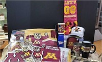 Minnesota Gophers sports memorabilia - blanket,