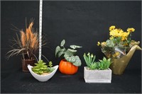 Fake Plants in Metal, Ceramic, Plastic Planters