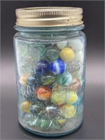 Atlas Jar of Marbles - 5.25” Tall