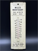 Miles Mortuary Burden and Cedar Vale Thermometer-