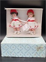 Madame Alexander 1999 Cherry Twins Dolls in