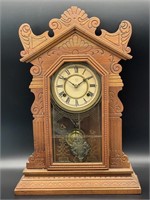 Waterbury 8-Day Kitchen Clock 15” x 4.5” x 21.5”