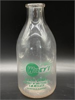 Wiley’s Half Gallon Bottle Winfield, Kansas 10.5”