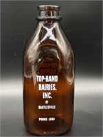 Top-Hand Dairies Brown 1/2 Gal Bottle -